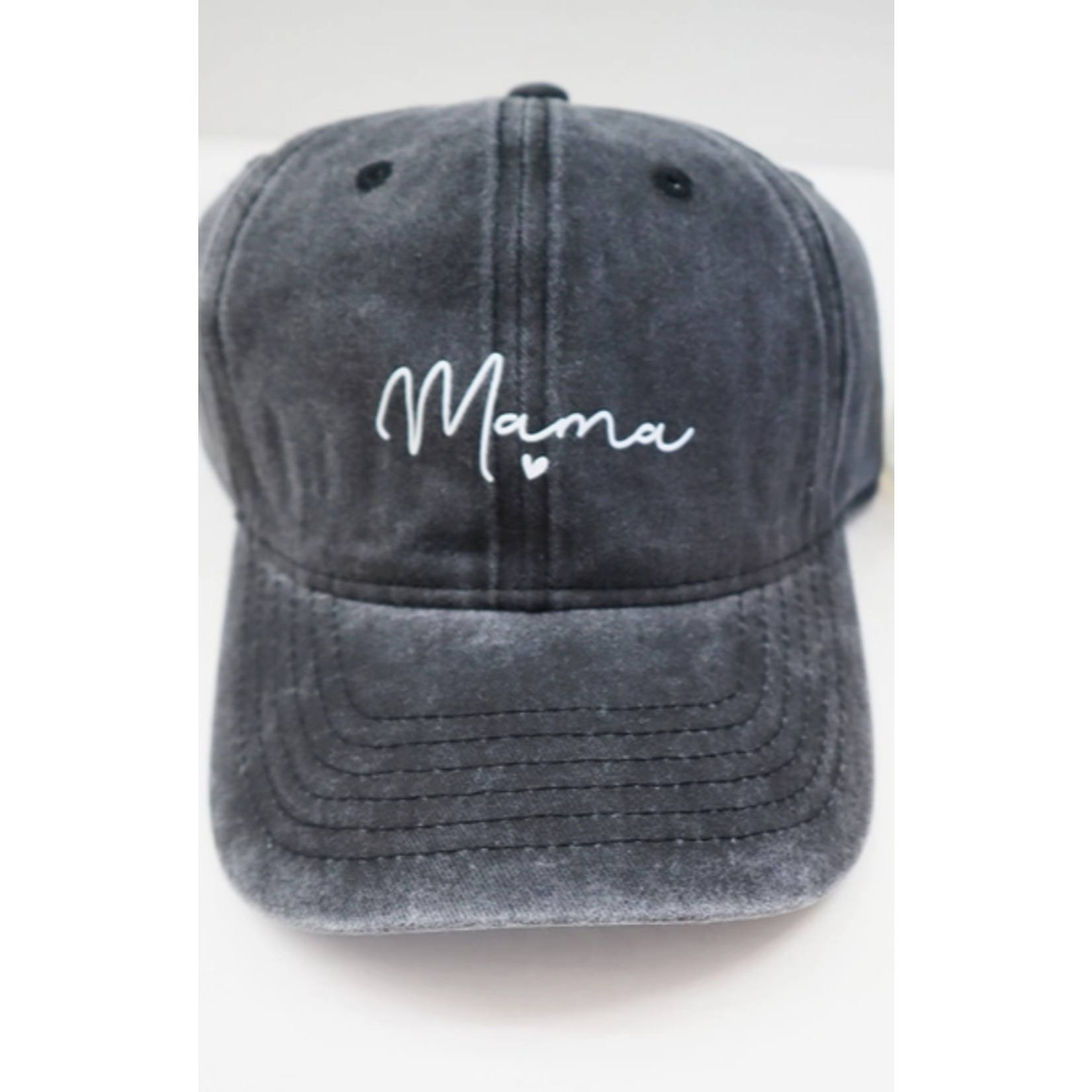 Love and Repeat Love and Repeat Mama Acid Washed Baseball Cap