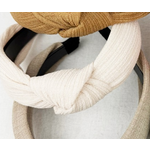 Love and Repeat Love and Repeat Solid Knotted Headband Cream