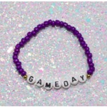 Hotline Hotline Gameday Beaded Bracelet Purple
