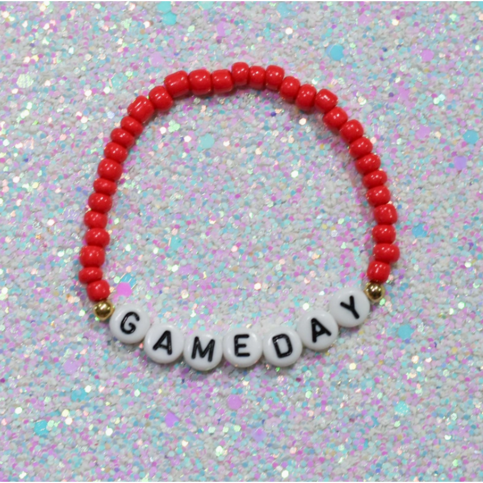 Hotline Hotline Gameday Beaded Bracelet Red