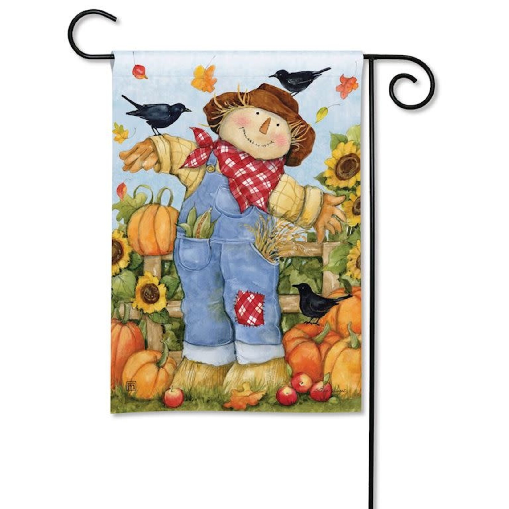 Studio M Garden Scarecrow Garden Flag