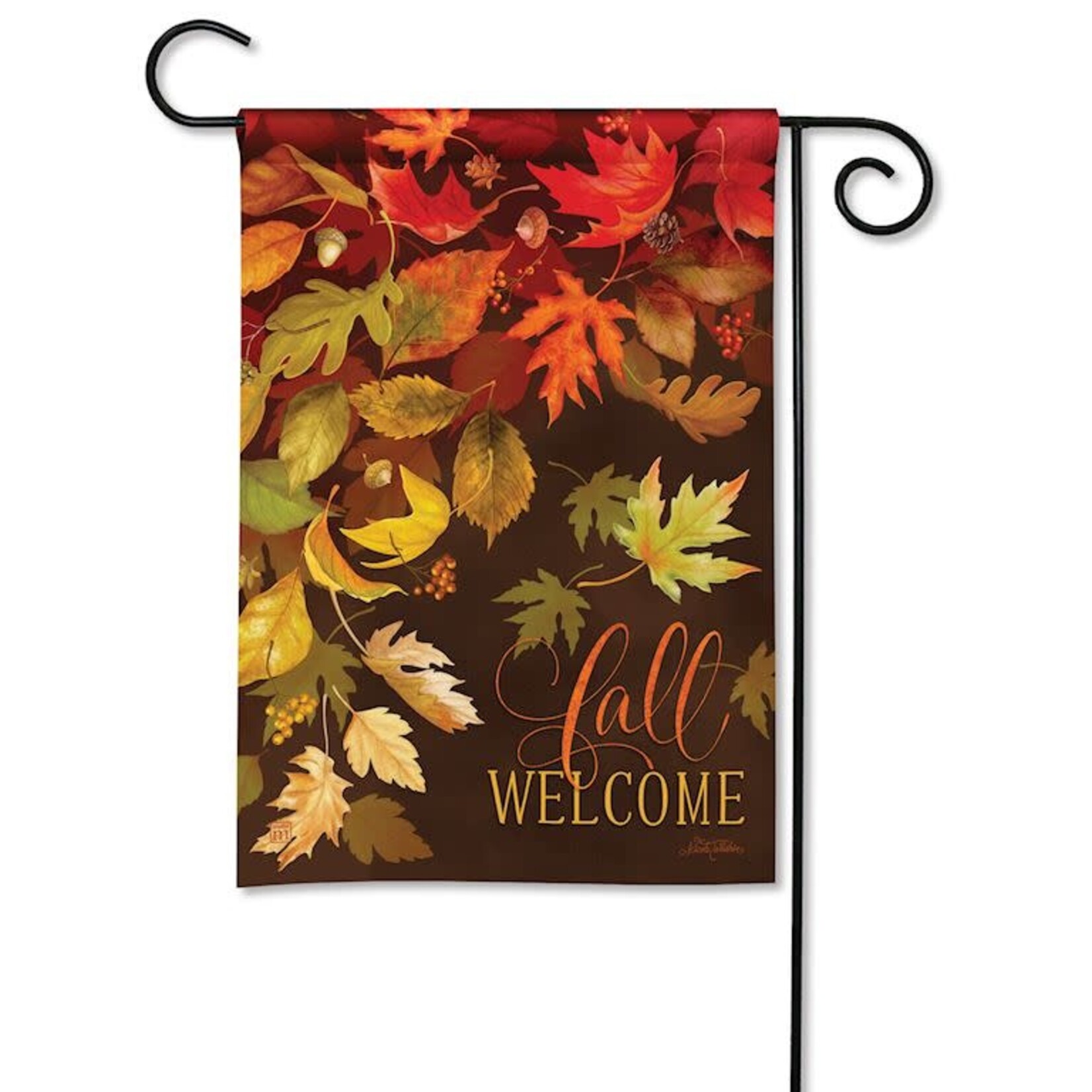 Studio M Abundant Leaves Garden Flag