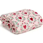 Vera Bradley Vera Bradley Plush Throw Blanket Imperial Hearts Pink