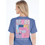 Simply Southern Simply Southern Short Sleeve Tee Patch Logo Wave