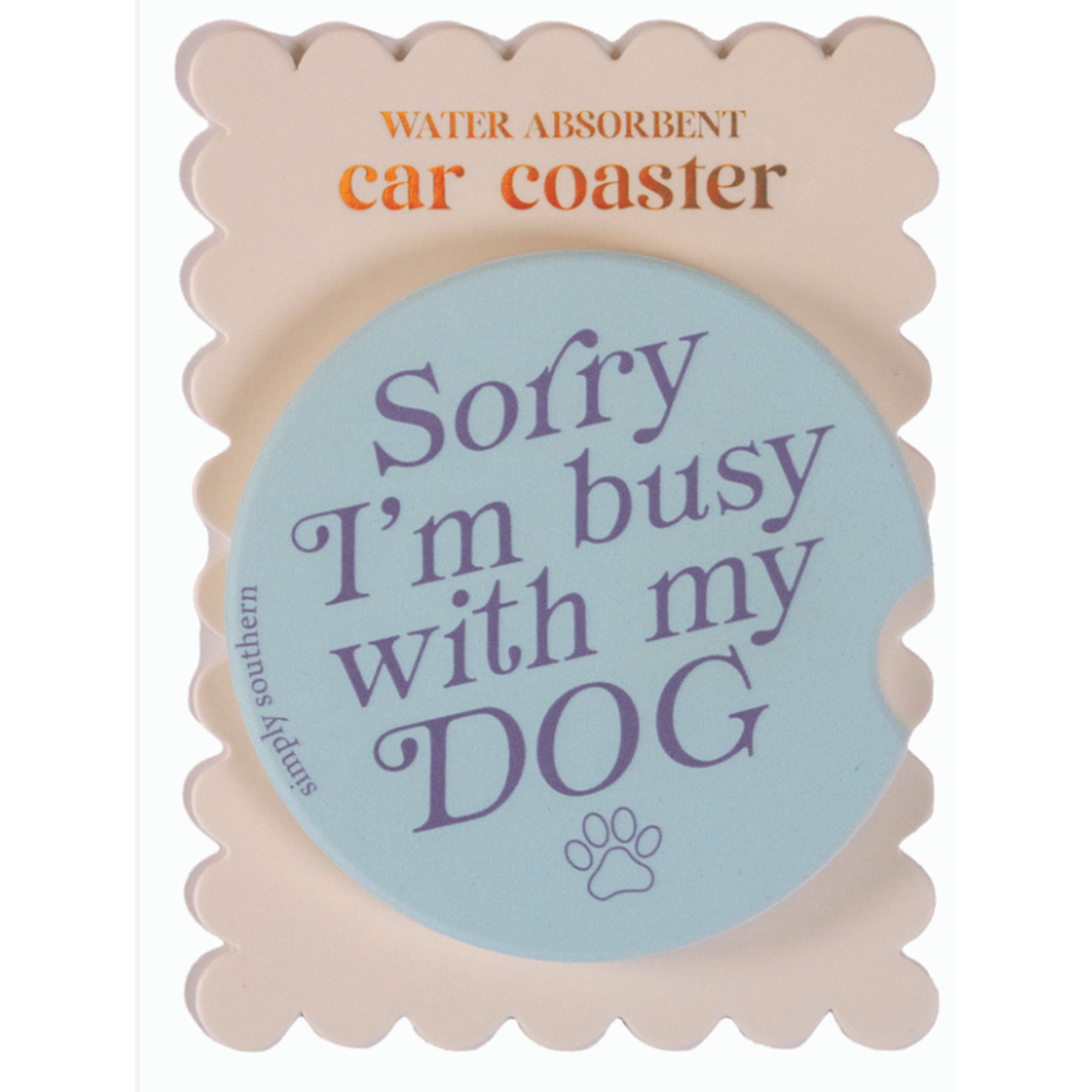 Simply Southern Simply Southern Car Coaster Sorry