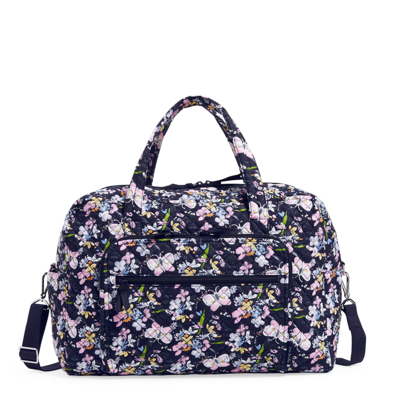 Vera Bradley Vera Bradley Weekender Travel Bag Bloom Boom Navy