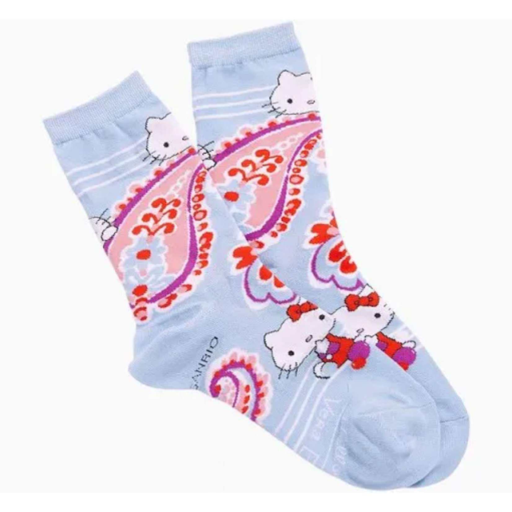 Vera Bradley Vera Bradley Crew Socks Hello Kitty Paisley