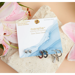 Howards Howard's Narelle Waterproof Charm Hoop Earring Trio Silver