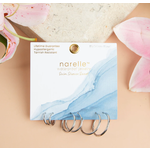 Howards Howard's Narelle Waterproof Classic Hoop Earrings Silver