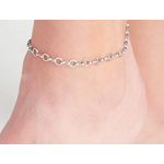 Howards Howard's Narelle Waterproof Linked Chain Anklet Silver