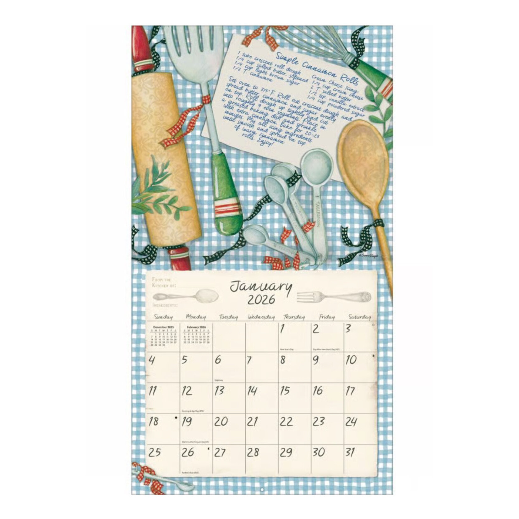 Lang 2026 Lang Wall Calendar American Kitchen