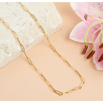 Howards Howard's Narelle Waterproof Paperclip Chain Necklace Gold