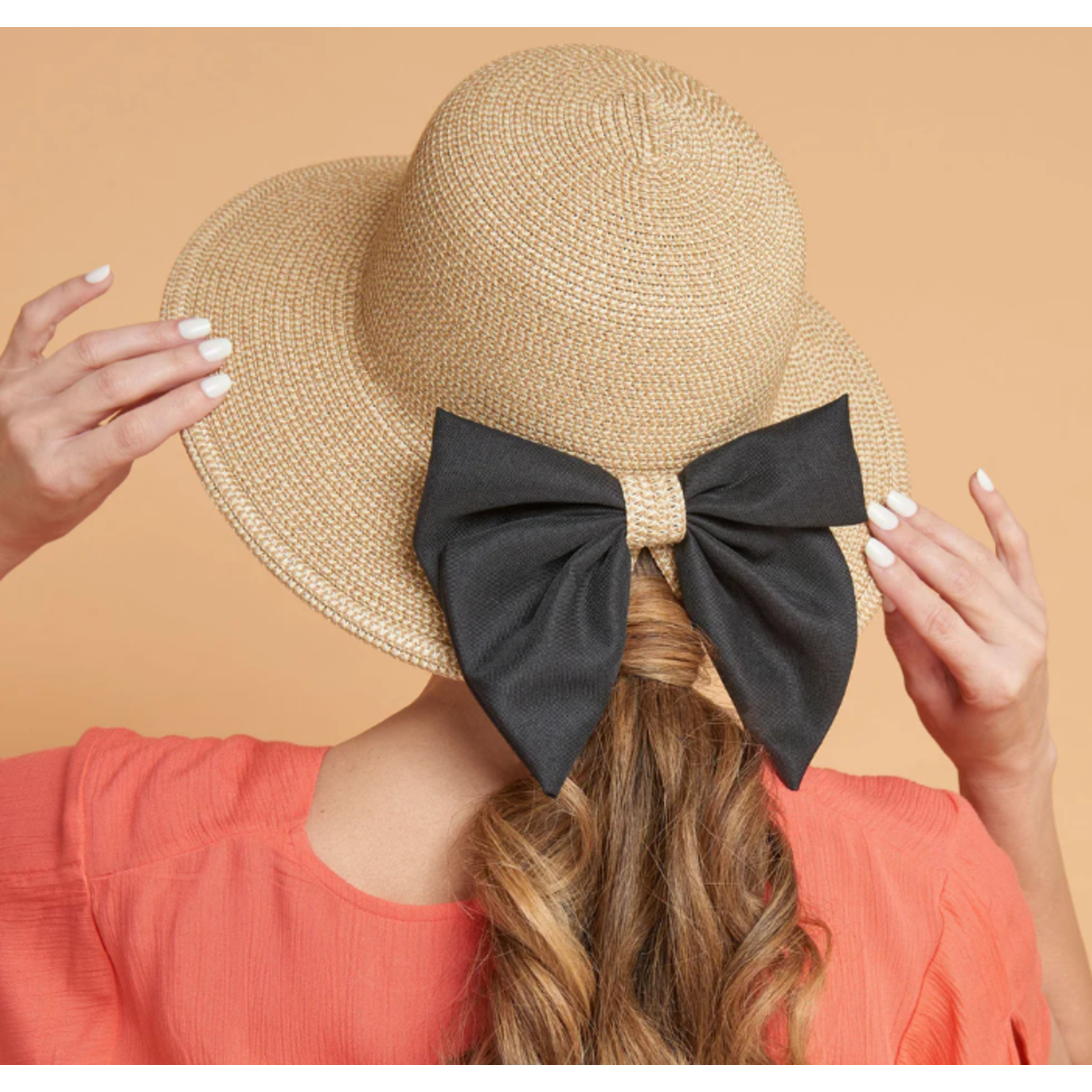 Elsie & Zoey Elsie & Zoey Zaya Boho Hat Black Bow