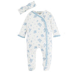 Mudpie Mudpie Ditsy White Floral Sleeper
