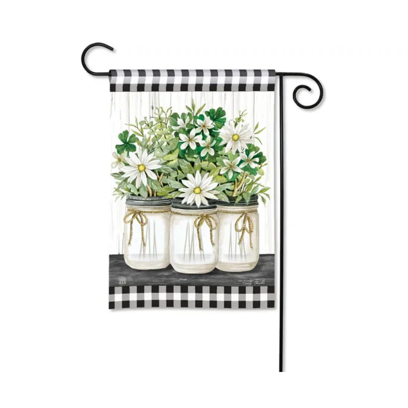 Studio M Farmhouse Daisies Garden Flag