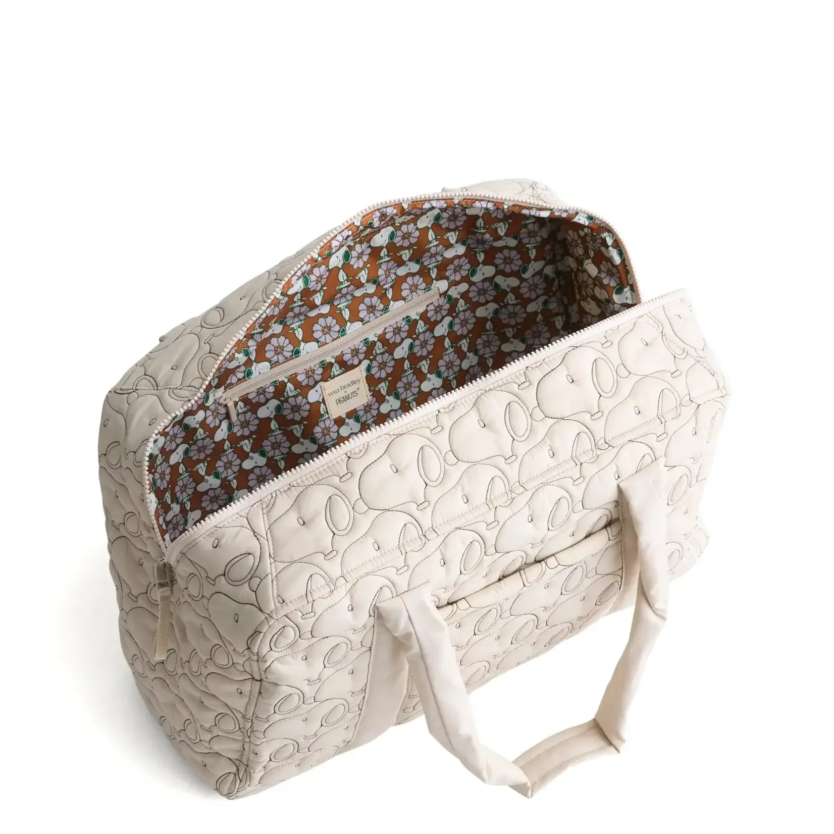 Vera Bradley Vera Bradley Peanuts Miramar Weekender Pumice Stone with Coffee Bean