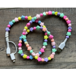 Jillian Ink Jillian Ink Stars Beaded 3ft Phone Charger with Lightning & USB-C