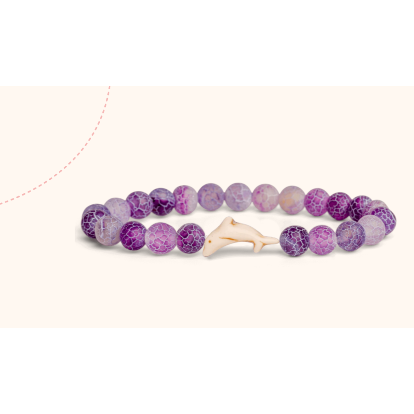 Fahlo Fahlo Dolphin Bracelet Coral Reef Violet