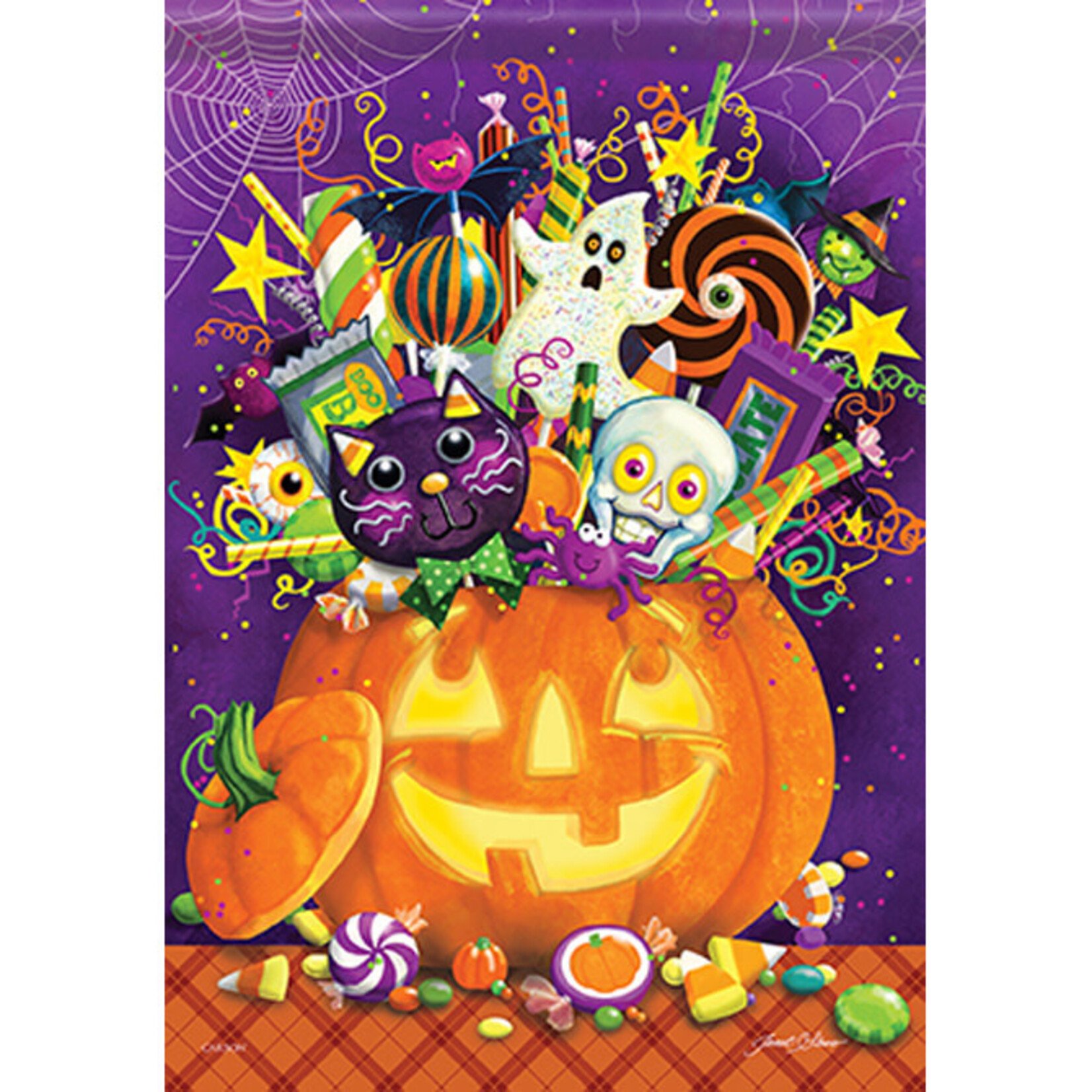 Carson Tricky Treats Garden Flag