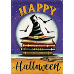 Carson Witch Hat & Boo Garden Flag