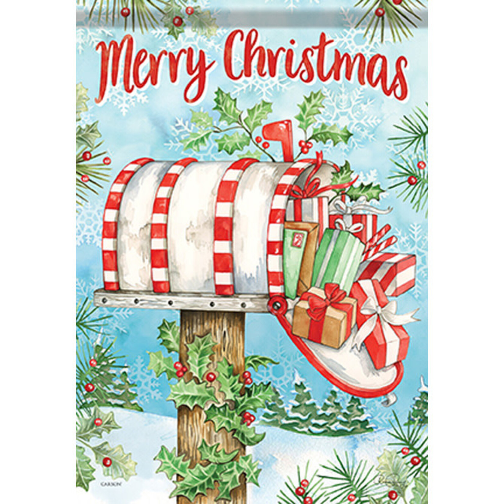 Carson Holiday Delivery Garden Flag