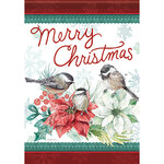 Carson Festive Feathers Garden Flag