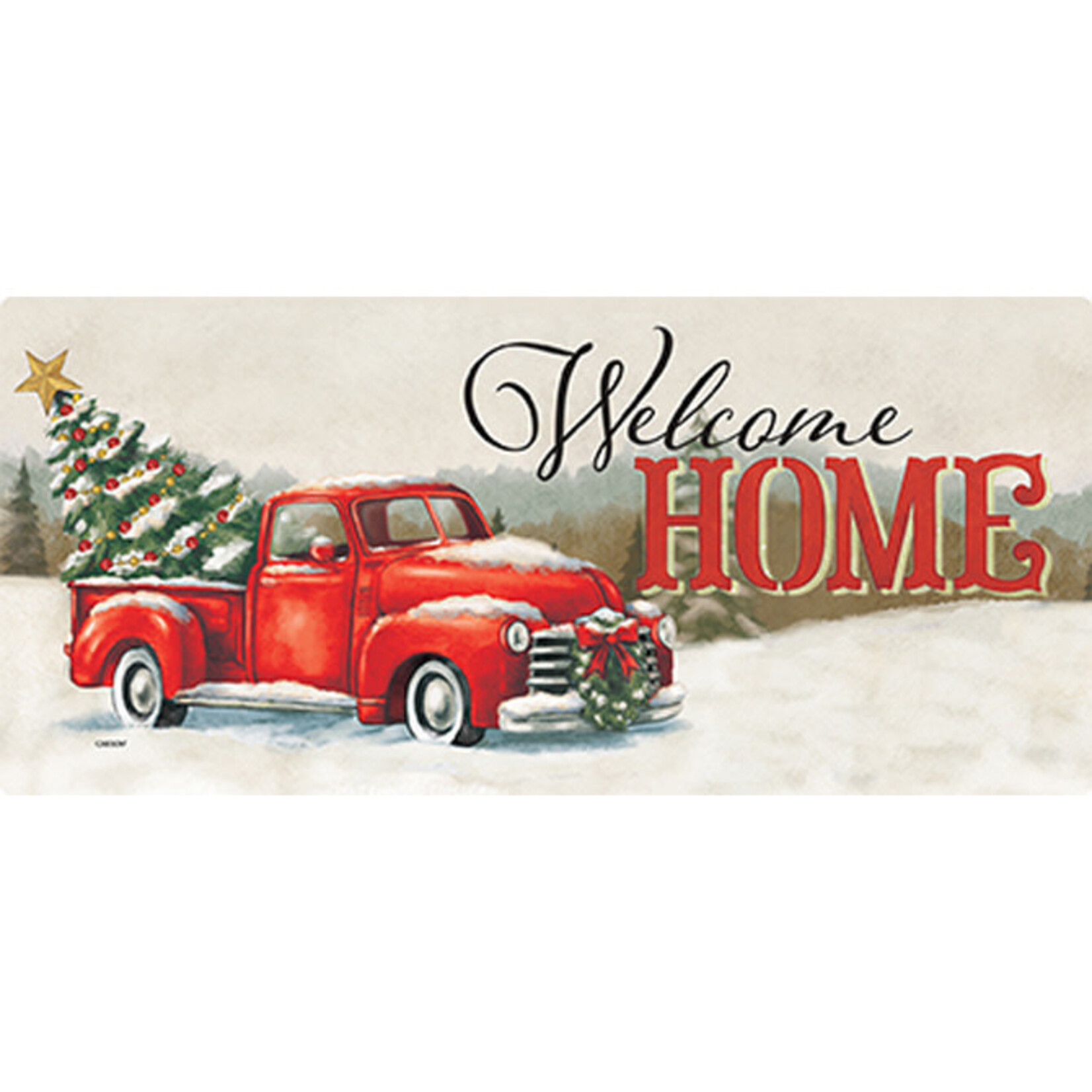 Carson All Hearts Come Home for Christmas Switch Mat