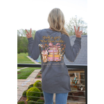 Simply Southern Simply Southern Books Long Sleeve Tee Charcoal  XXL