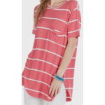 Mudpie Mudpie Jersey Top Coral Stripe Small