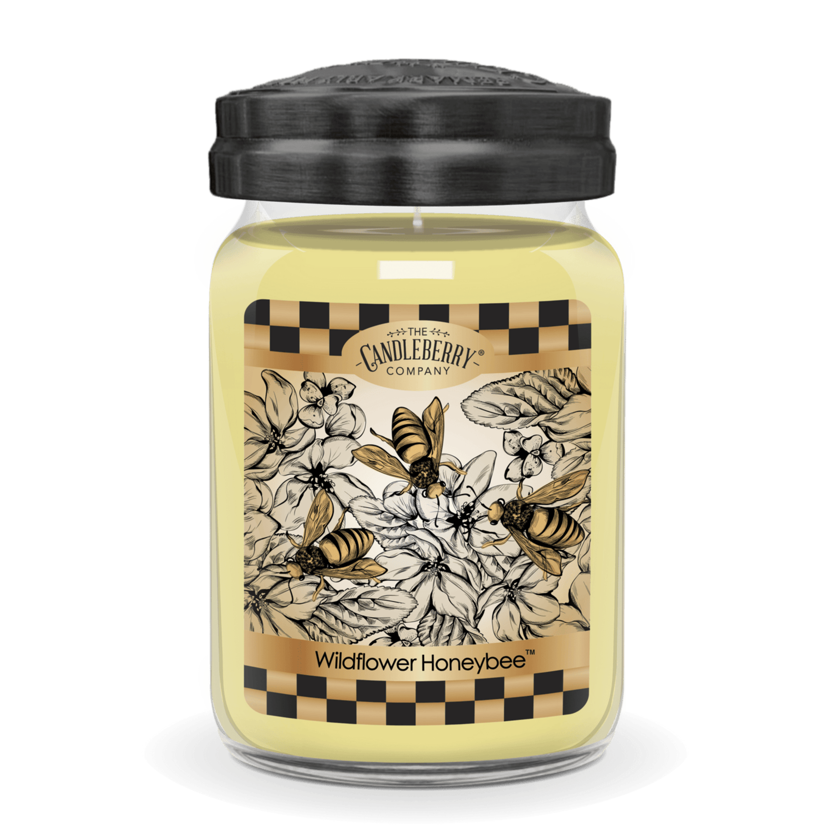 Candleberry Candleberry Wildflower Honey Bee 26oz Jar