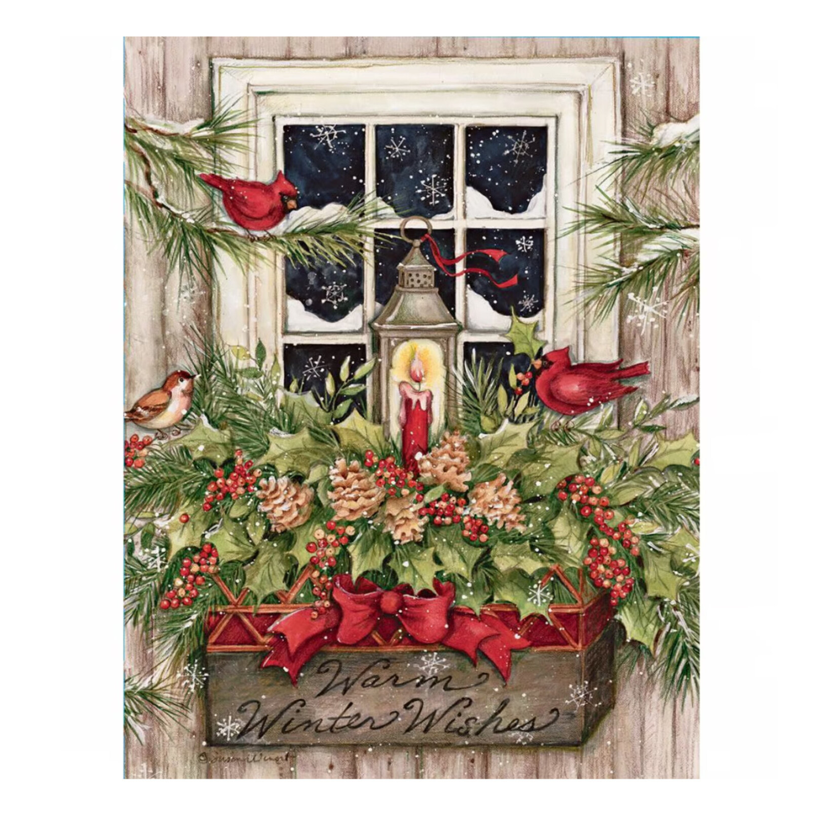 Lang Lang Window Box Snow Boxed Christmas Cards