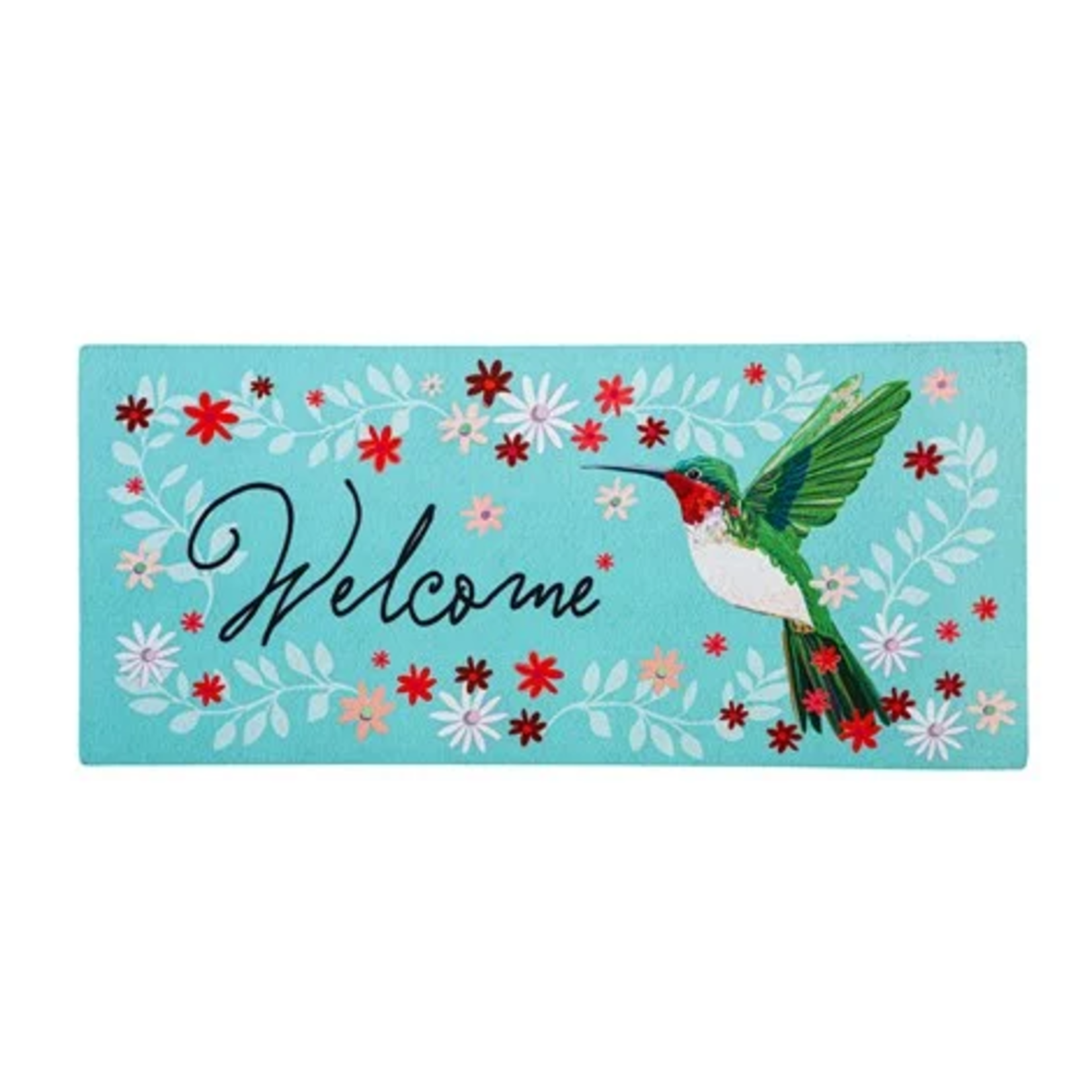 Evergreen Hummingbird Welcome Switch Mat