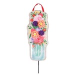 Evergreen Mason Jar Bouquet Statement Stake