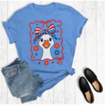 The Way Down South The Way Down South 4th of July Mama Goose Graphic Tee Blue