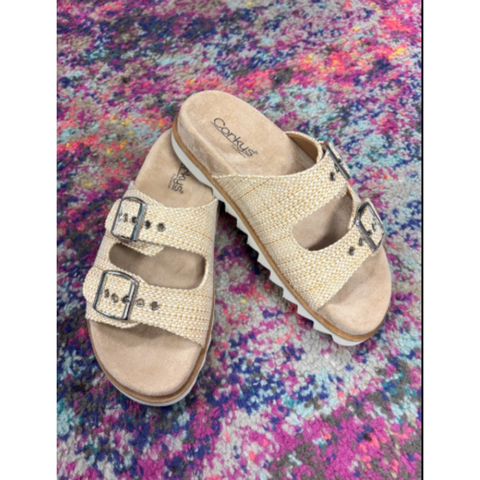 Corkys Corkys Dash Sandal Raffia