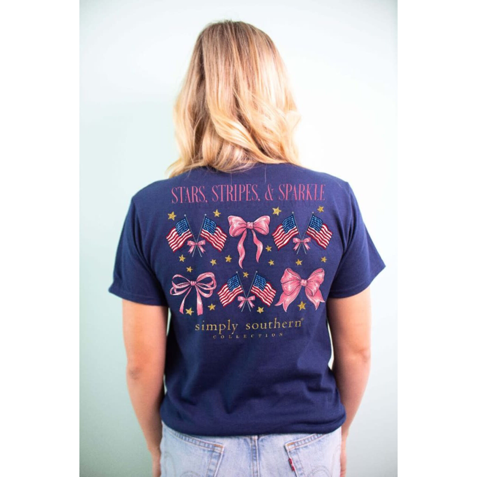 Simply Southern Simply Southern Stars Navy T-Shirt