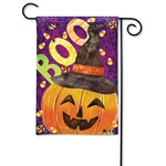 Studio M Boo Pumpkin Garden Flag