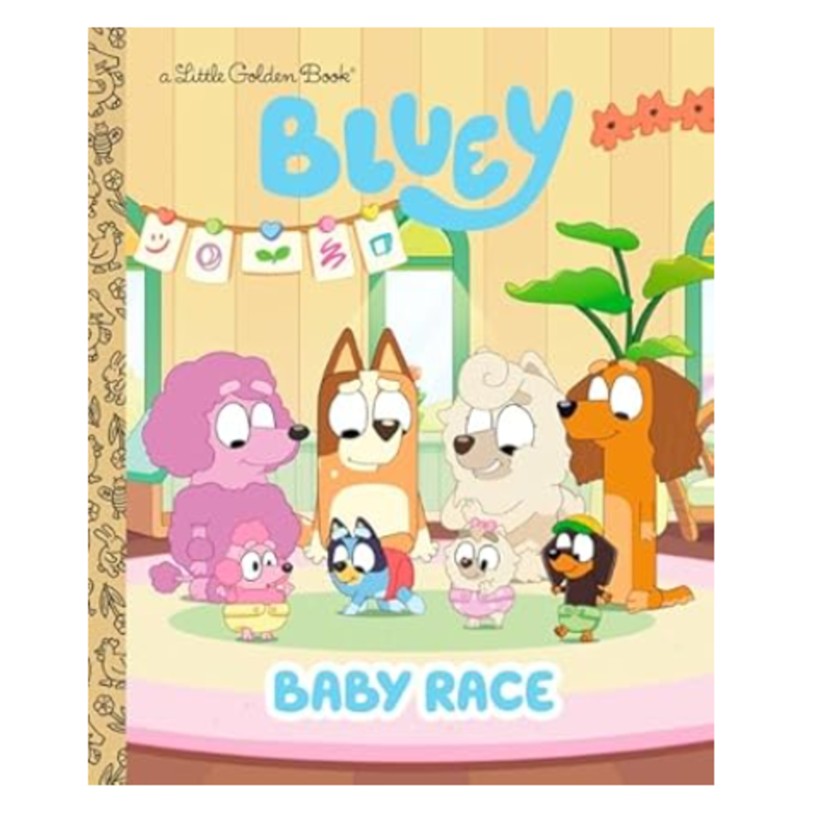 a Little Golden Book A Little Golden Book Bluey Baby Race