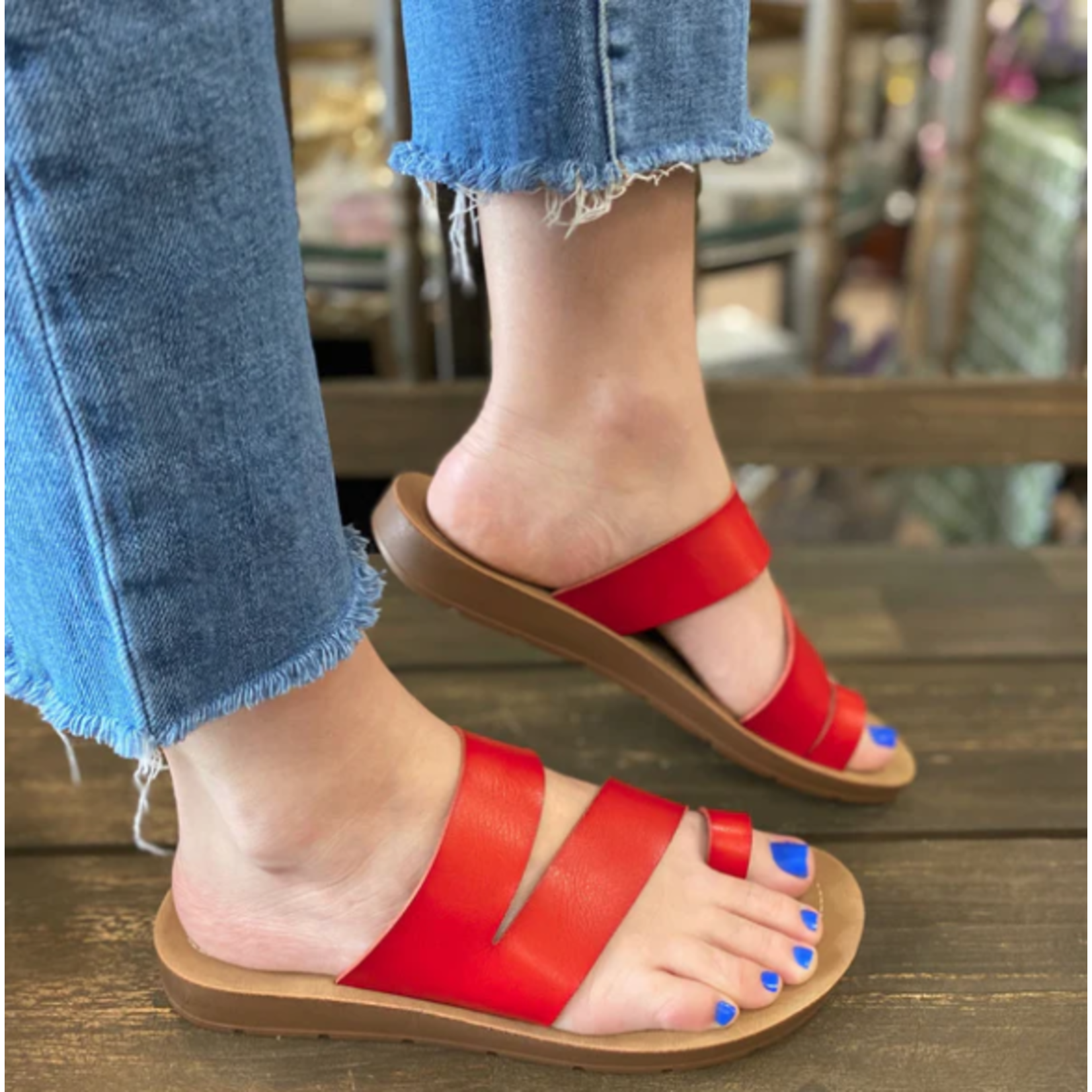 Corkys Corkys Just a Fling Sandal Red