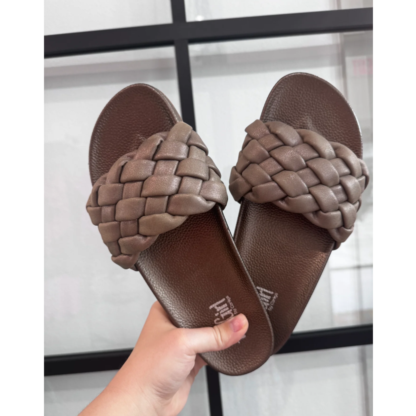 Corkys Corkys Extra Sandal Washed Bronze Metallic