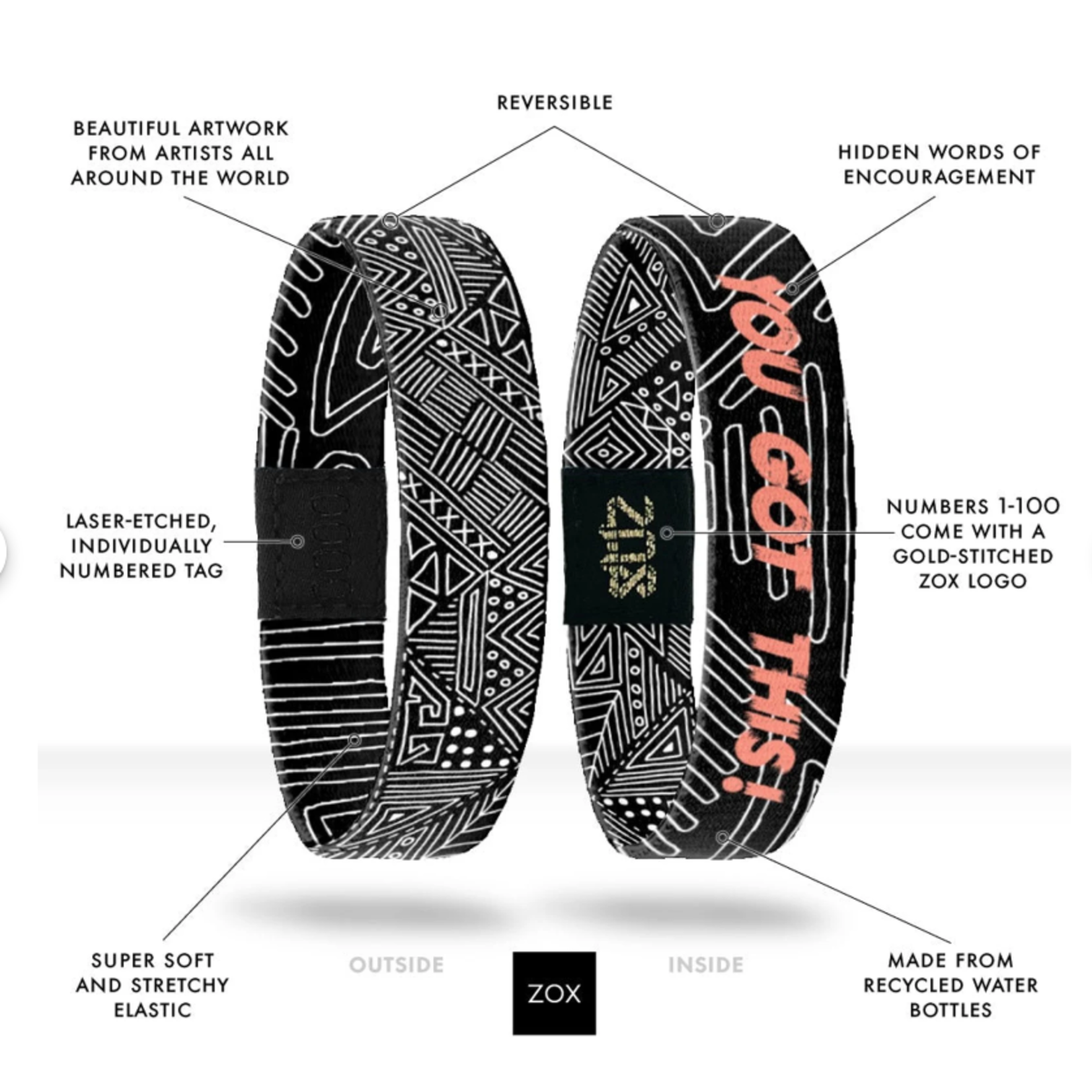 Zox Zox Interactive Bracelet You Got This