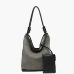 Jen & Co Jen & Co Harper Hobo Charcoal M2542