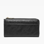 Jen & Co Jen & Co Gia Whipstitch Wallet Black WL2620