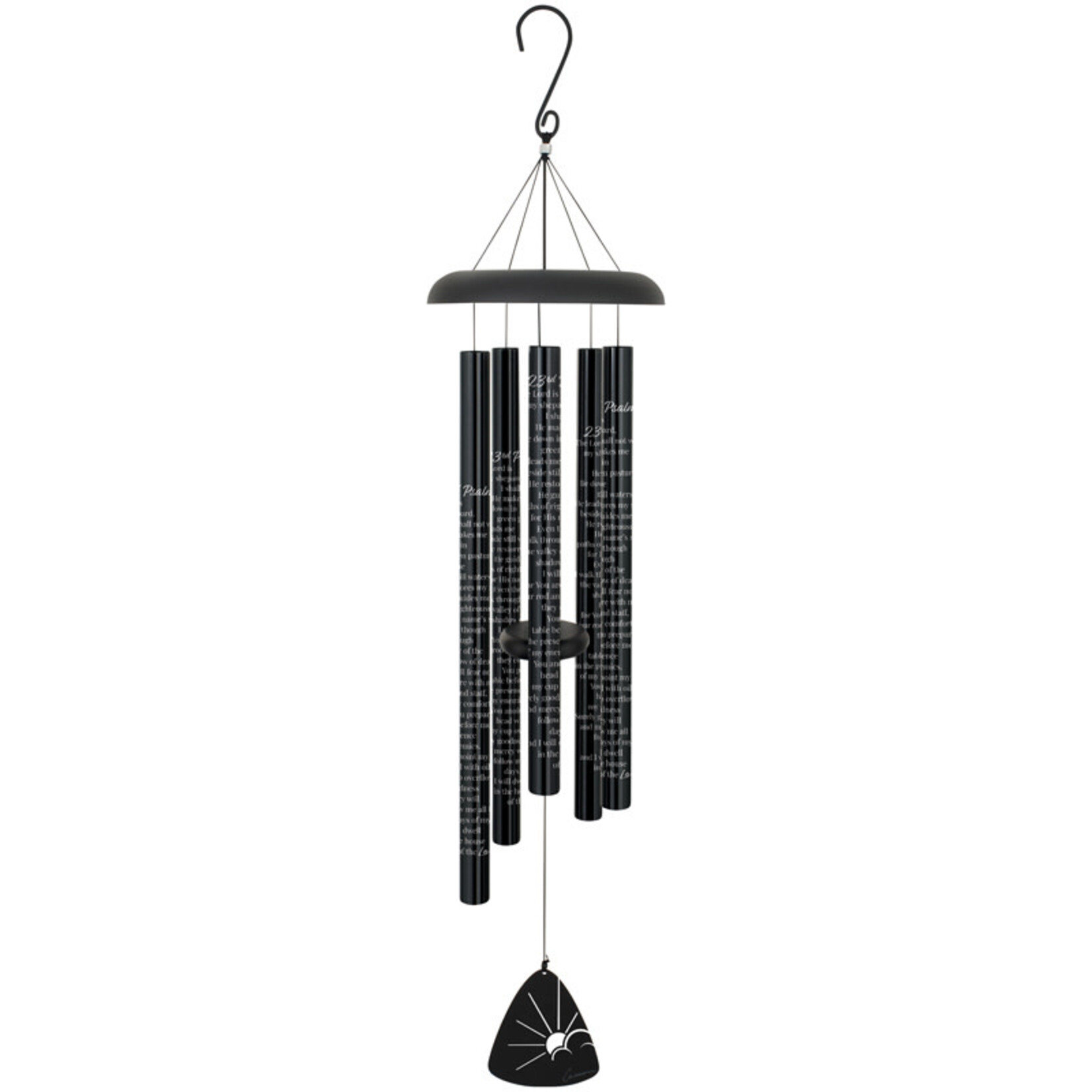 Carson The 23rd Psalm Black Sonnet Chime 44”