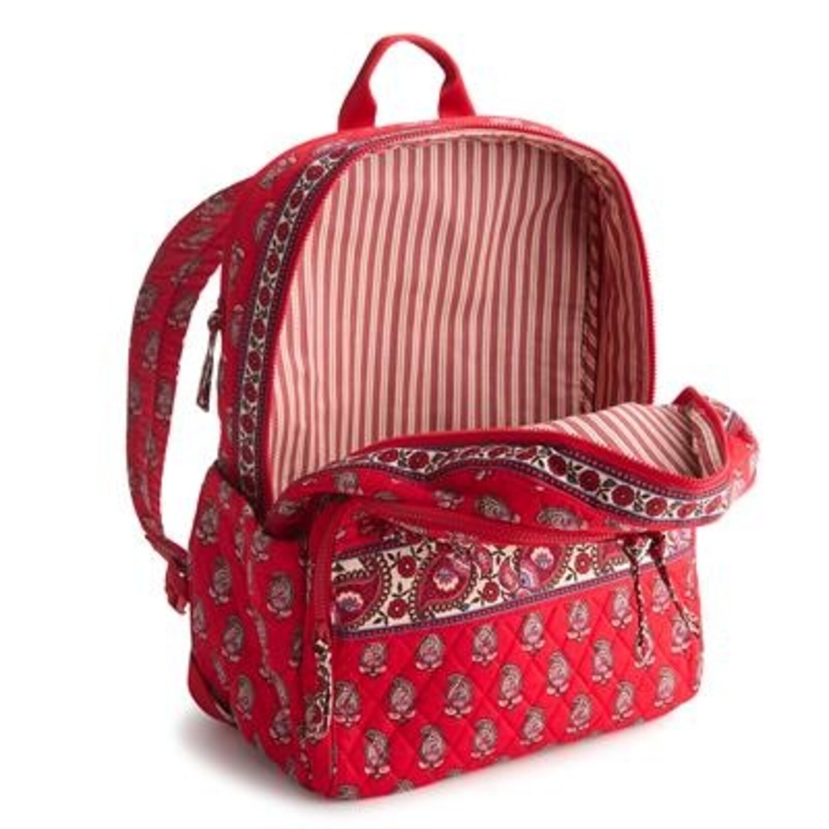 Vera Bradley Vera Bradley Large Bancroft Backpack Flowering Paisley Goji Berry