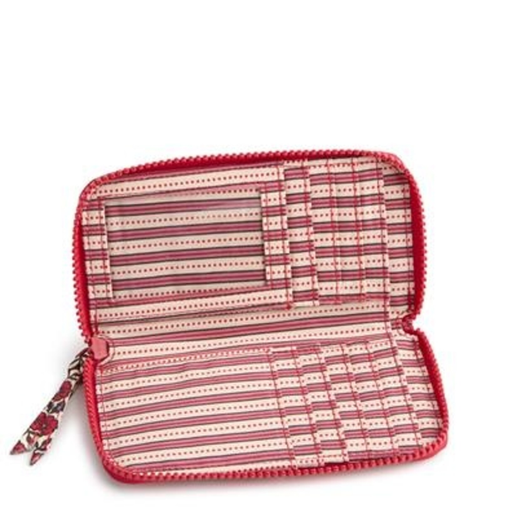 Vera Bradley Vera Bradley Medium Continental Wallet Flowering Paisley Goji Berry