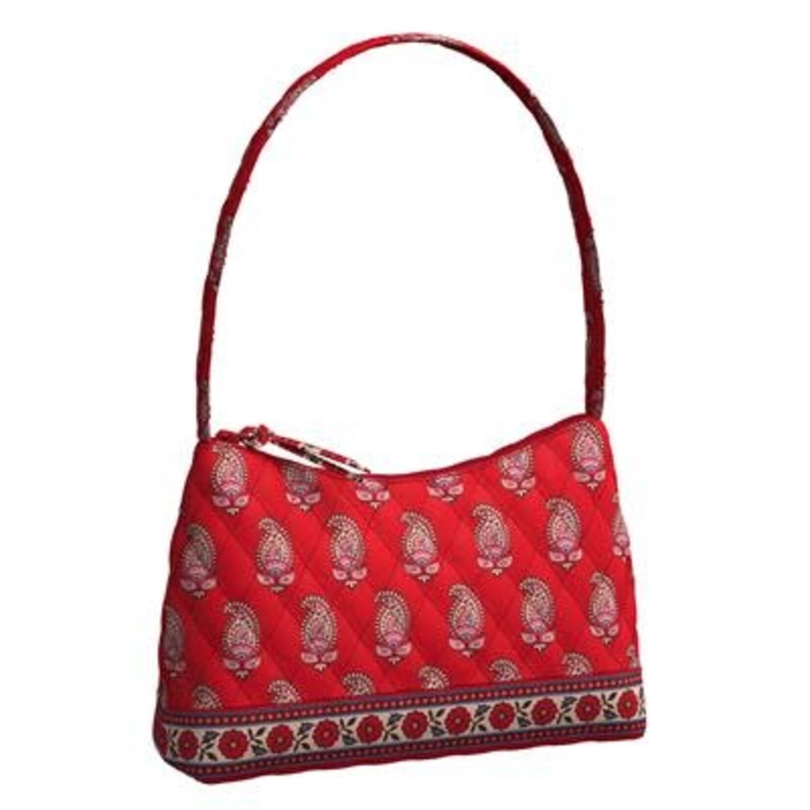 Vera Bradley Vera Bradley Post Shoulder Bag Flowering Paisley Goji Berry