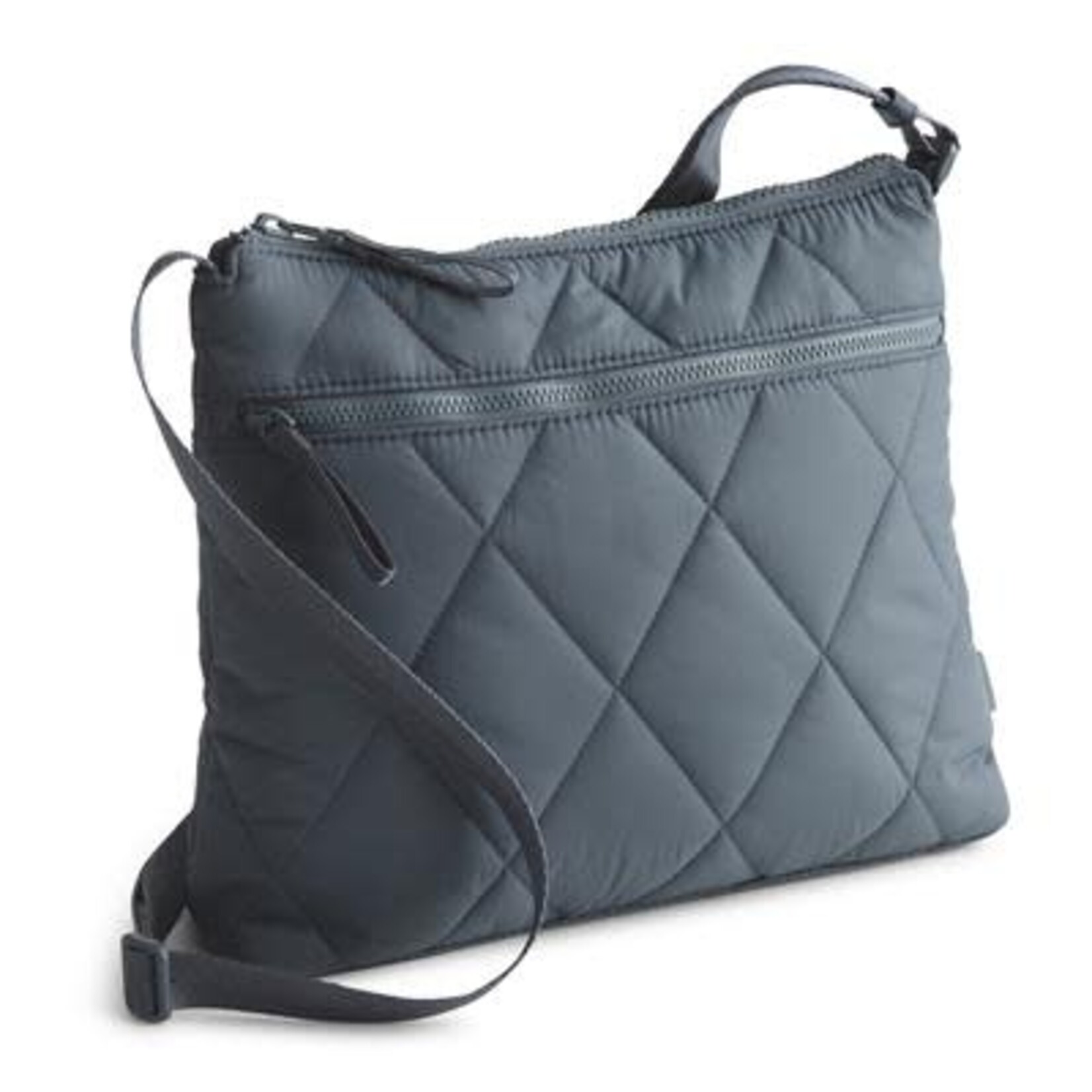 Vera Bradley Vera Bradley Featherweight Original Zip Hipster Dark Slate