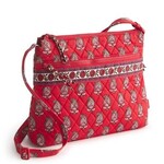 Vera Bradley Vera Bradley Original Zip Hipster Flowering Paisley Goji Berry