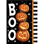 Carson Boo Pumpkins Garden Flag